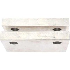 Gibraltar 6″ Wide x 4″ High x 3/4″ Thick, Flat/No Step Vise Jaw Soft, Aluminu…