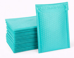 Teal Poly Bubble Mailers #2 8.5×12 Padded Shipping Envelopes Self Seal Bags