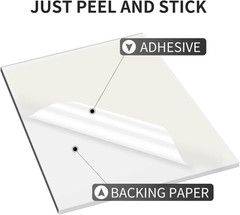 10 Packs Vinyl Siding Repair Kit, White Durable Self-Adhesive Vinyl Siding Patch