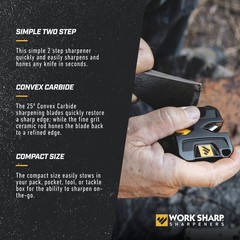 Work Sharp Portable Pivot Knife Sharpener Wsedcpvt Edc Black