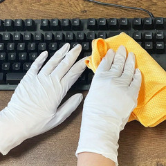 20/50/100PCS Disposable White Nitrile Gloves Household Cleaning Gloves Kitchen C