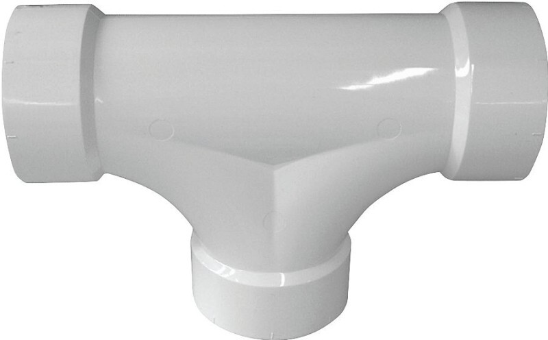 NEW IPEX 193723 3″ PVC SCH 40 2 WAY CLEANOUT PIPE TEE FITTING GLUE ON 1995885