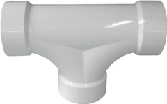 NEW IPEX 193723 3″ PVC SCH 40 2 WAY CLEANOUT PIPE TEE FITTING GLUE ON 1995885