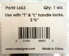 NEW Lot of 7 RV Designer L663 T And L Handle Cam Lock Repl. Cylinder 2-3/4″ 255G