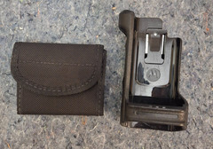 Bianchi Accumold Duty Belt w/ 7300 Cuff Case 7307 Mace Pouch 7328 Glove Pouch