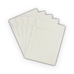 25 EcoSwift 9.75 x 12.25 Rigid Photo Mailers Stay Flats 9.75×12.25, White