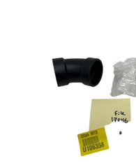 (QTY 8) Nibco -ABS 45 Degree Elbow 1-1/2″ 45° Elbow H x H ABS DWV, 5806 Black