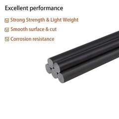Carbon Fiber Rod 300MMX 1.0MM 1.5MM 2.0MM 2.5MM 3.0MM 3.5MM 4.0MM 5.0MM 6.0MM…