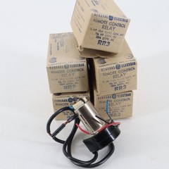 Lot 5 GE RR3 Remote Control Relay 20A Low Voltage Relay 125V 277V AC Tungsten