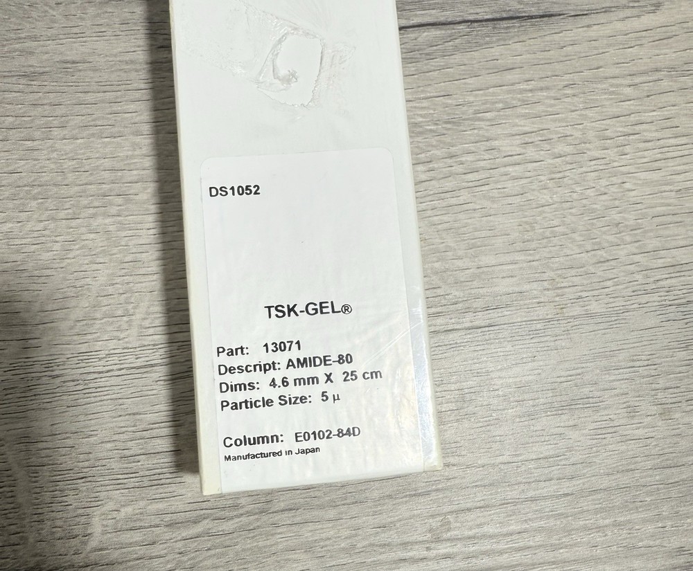 Tosoh TSK-GEL AMIDE-80 Column 13071 Chromatography Physical Laboratory