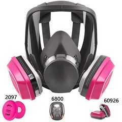 Full Face Gas Mask Painting Spraying Respirator w/Filters for 6800 Facepiece USA