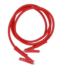 2 Pieces Silicone 39-Inch Alligator Clip Leads, 5A Max Current for Testing