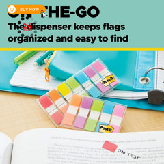 Post-it Flags and Tabs Value Pack, 4 inches x 0.5 inches, Multi-color