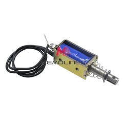 1-10PCS JF-0530B DC12V 300mA 5N/10mm Pull-Push-Type DC Solenoid Electromagnet