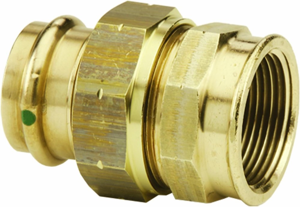 Viega 79710 ProPress Zero Lead Bronze Union with Female 1-Inch by 1-Inch P x Fem