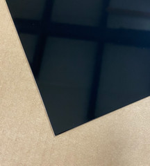 12″ x 24″ Aluminum Composite Sheet Gloss Black .080″ (2mm) Panel ACP, ACM