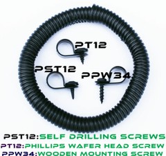(500) PHILLIPS PAN HEAD COARSE SCREWS THREAD SUPER SHARP BLACK PHOSPHATE #8X3/4″