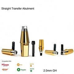 US Hiossen ET Dental Prosthetics Titanium All Implant Abutments fit Mini/Regular