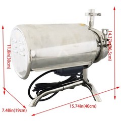Stainless Steel Food Grade Centrifugal Pump Sanitary Beverage 3T/h Flow 110V