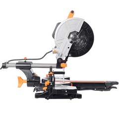 10in Single Bevel 2 Speed Sliding Miter Saw,5000/3200 RPM,3.5x13in Cutting