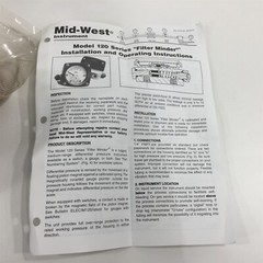 Mid-West Instrument Model 120AA-00-OO 5 PSID Differential Pressure Gauge 3000PSI