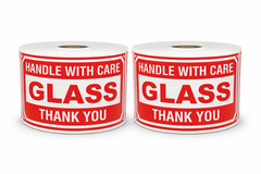 Shipping Labels- 3X5 Delicate Instruments 500 labels per roll, 1-16 Rolls