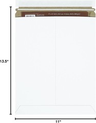 StayFlat Self-Sealing Envelopes 11×13.5 – 100-Pack for Safe Document Shipping