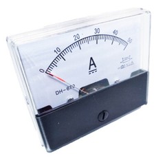 New Analog Panel AMP Current Ammeter Meter Gauge DH-670 0-50A DC & Shunt USA