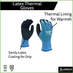 BLUE Waterproof Insulated Cold Weather Winter Fishing Construction WORK GLOVES