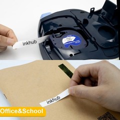 10PK Dymo LetraTag Refills White Plastic 91331 for LetraTag Label Maker LT-100H