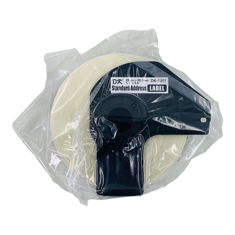 1 Roll Genuine Brother DK-1201 Die-Cut Address Labels 1.1 x 3.5 for QL Printers