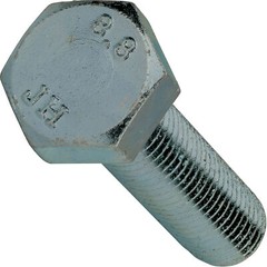 M6-1 Metric Hex Bolts Zinc Grade 8.8 Full Thread All Sizes 10mm through 120mm