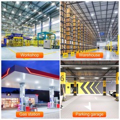 150W LED Canopy Light Parking Lot Gas Station Ceiling Fixture Tunable CCT 3/4/5K