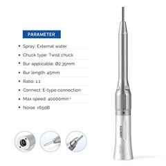 Dental 1:1 /1:2 Surgical Handpiece 20º Contra Angle/Low Speed Straight Handpiece
