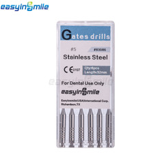 Endo Files Dental Peeso Reamers/Glidden Gates Spiral Burs Root Canal Drill 6Pcs