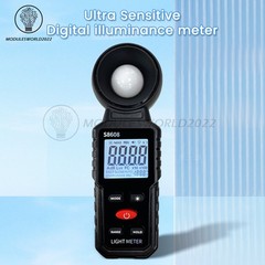 S8608 LCD Light Meter Digital Illuminance Meter Luxmeter Photometer 200000Lux