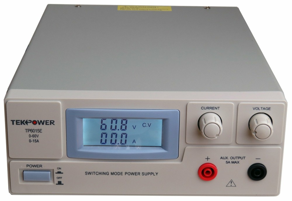 TekPower TP6015E DC Adjustable Switching Power Supply 60V 15A Digital Display