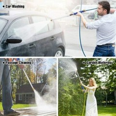 2 in 1 Hydro Jet Water Spray Gun High Pressure Power Washer Nozzle Wand Cleaner