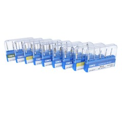 5Pcs DMXDENT Dental Diamond Burs Kit for High Speed Handpiece Medium FG 1.6MM