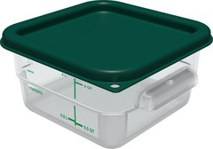 Carlisle FoodService Products Squares Square For 2-4 Quart Container, Green