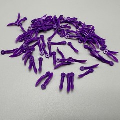 1000pc Dental Plastic Wedges XS/S/M/L Interdental Hole Matrix Contoured Assorted