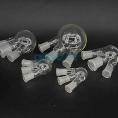 10/25/50/100/250/500/1000ml 3 Necks Joint GG17 Glass Flask Round Bottom Lab