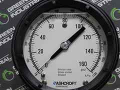 NEW Ashcroft 45-1279-ASL-04L-160#/KP 1279 Duragauge Pressure Gauge 160PSI 4.5 in