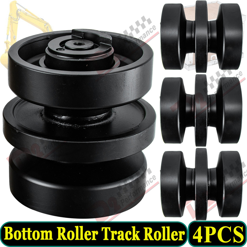 4PCS Bottom Roller For Kubota SVL65 SVL65-2 SVL75 SVL90-2 SVL75-2 SVL95 SVL97