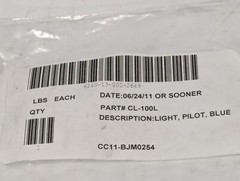 ABB CL100-L Blue Pilot Light, 1SFA619402R1000, 6240-13-000-2649 – Free Shipping