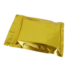 Flat Double-Sided Glossy Gold Mylar QuickQlick™ Bags Variety QTY Sizes