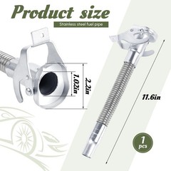 Flexible Jerry Can Spout/Nozzle Gas Canister Rubber Nozzle Fits for 5litre, 1