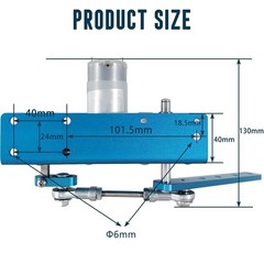 DIY Design 24V Reciprocating Swing Motor 20-120 Degrees Adjustable Speed 90rpm