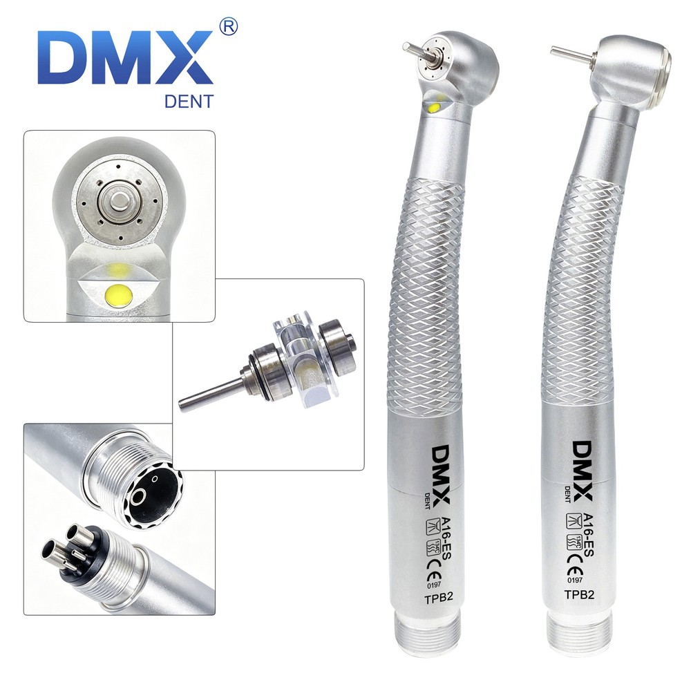 DMXDENT A16-ES Dental E-Generator High Speed Handpiece Air Turbine 2/4 Holes