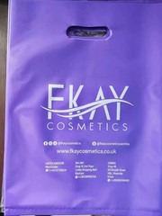 Personalissed Carrier Bags Durable Reusable Packaging Bag with LOGO TEXT Printed